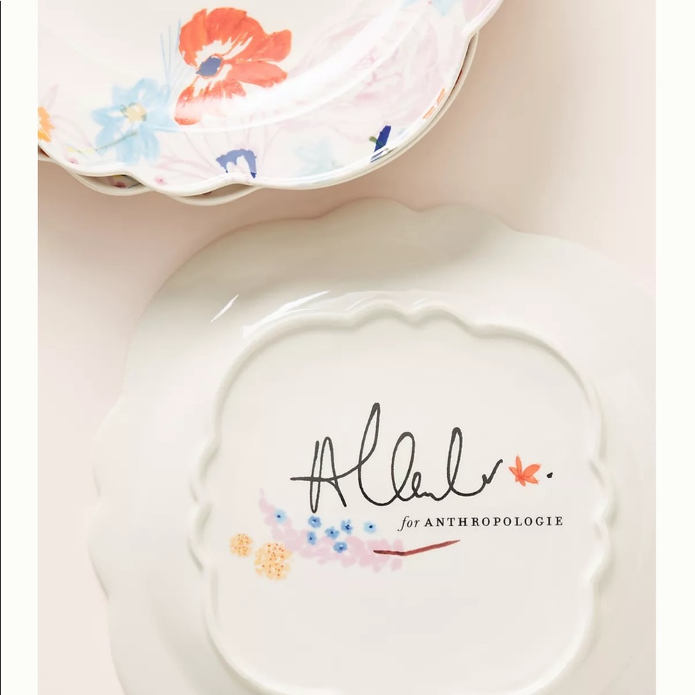 Anthropologie-Alicia Galer Galia Salad,DinnerPlate - Picture 4 of 5
